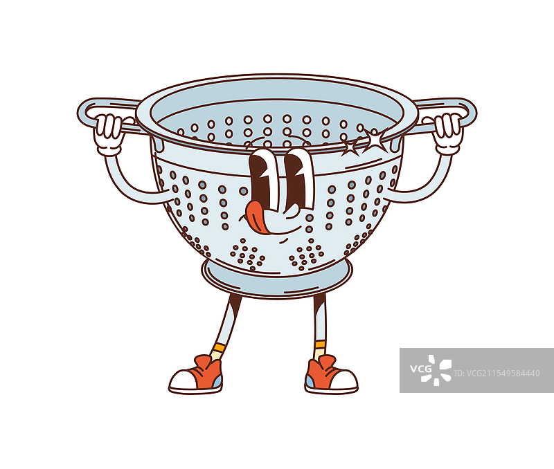 时髦的滤器或厨房用具角色图片素材