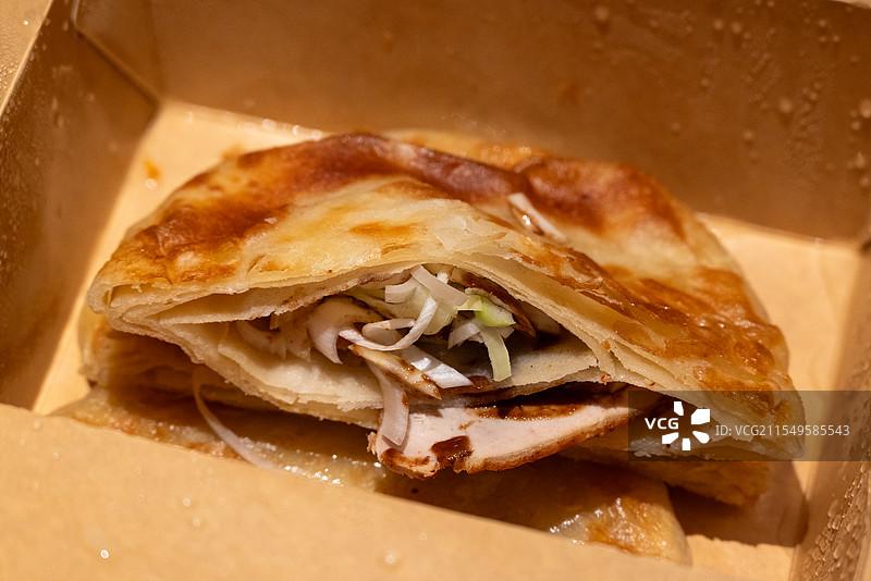 东北特色美食熏肉大饼图片素材