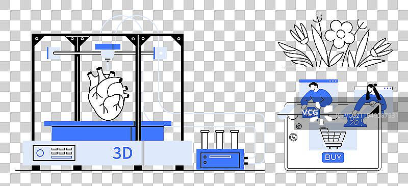 医疗创新中的3D打印技术图片素材