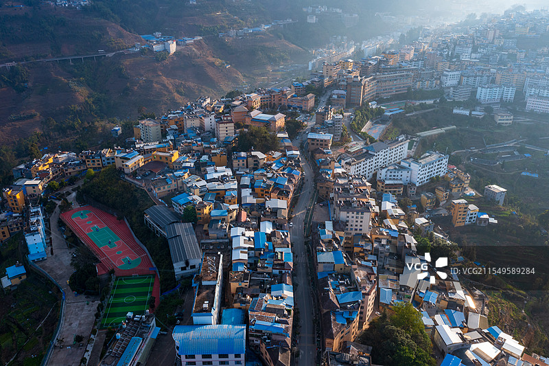 云南省红河州绿春县城图片素材