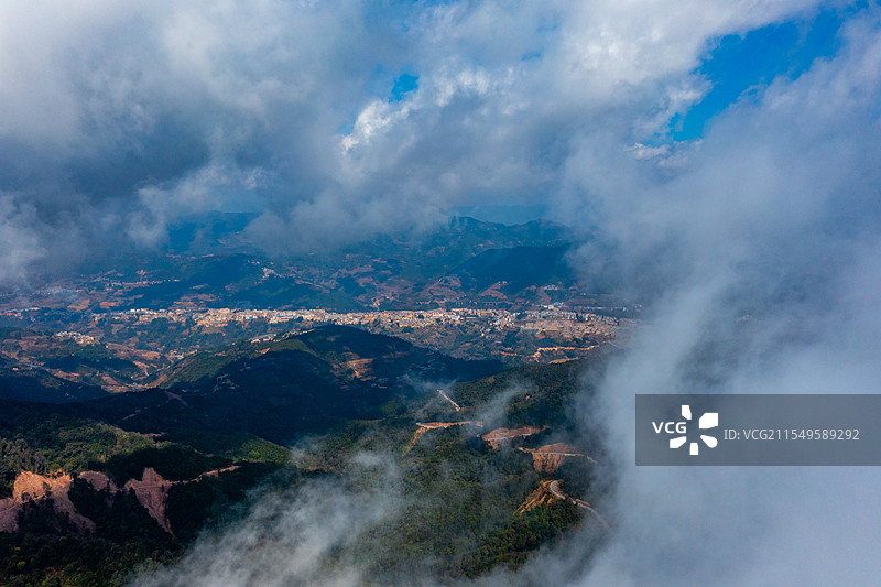 云南省红河州绿春县城图片素材