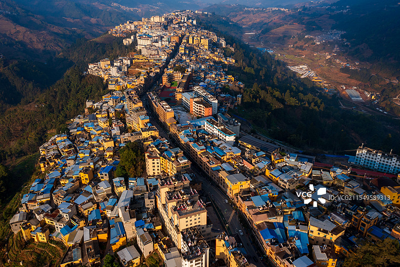 云南省红河州绿春县城图片素材