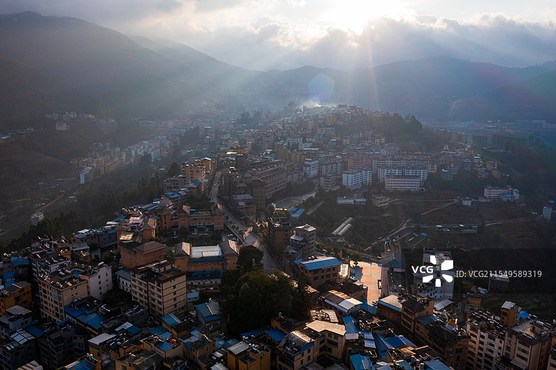 云南省红河州绿春县城图片素材
