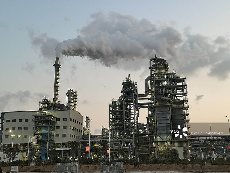 化工厂一角图片素材