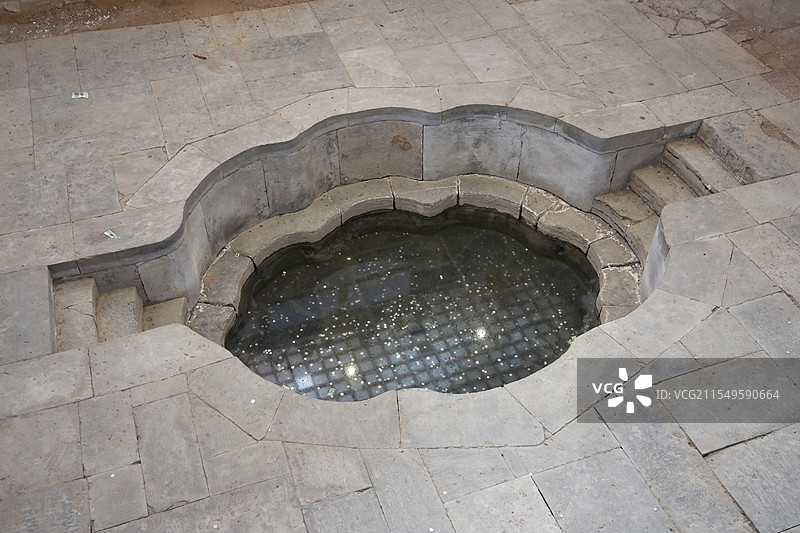 华清宫--贵妃池（海棠汤）图片素材