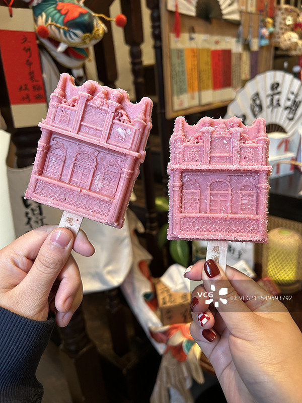 深圳古镇文化创意文创雪糕图片素材