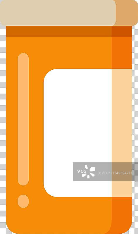 药房塑料容器扁平图标药物图片素材