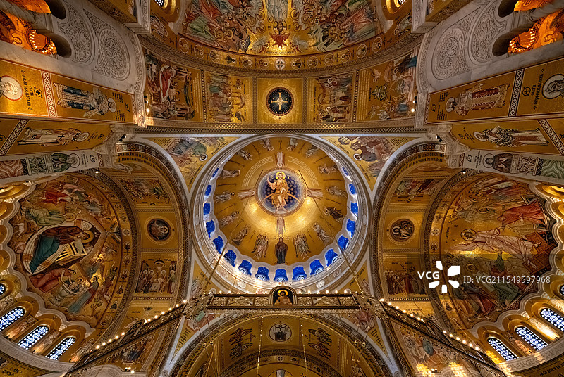 圣萨瓦大教堂穹顶图片素材