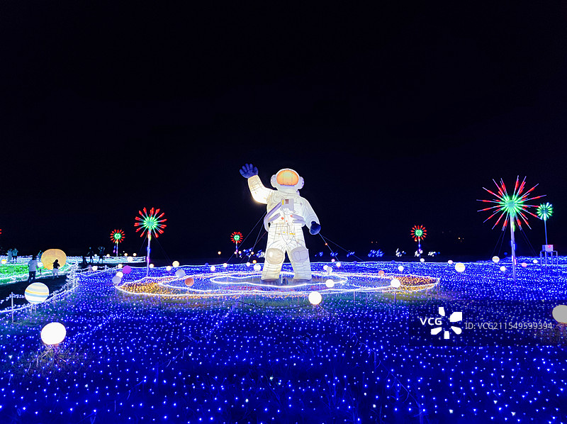 星球主题灯会图片素材