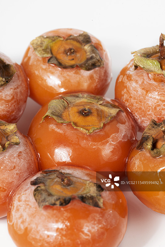 冻柿子图片素材