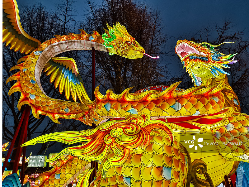 元霄灵蛇灯图片素材