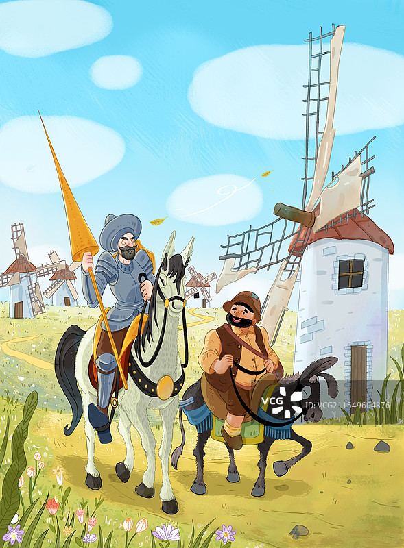 唐吉坷德封面图片素材