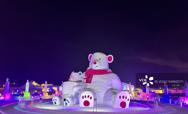 满洲里冰雪世界图片素材