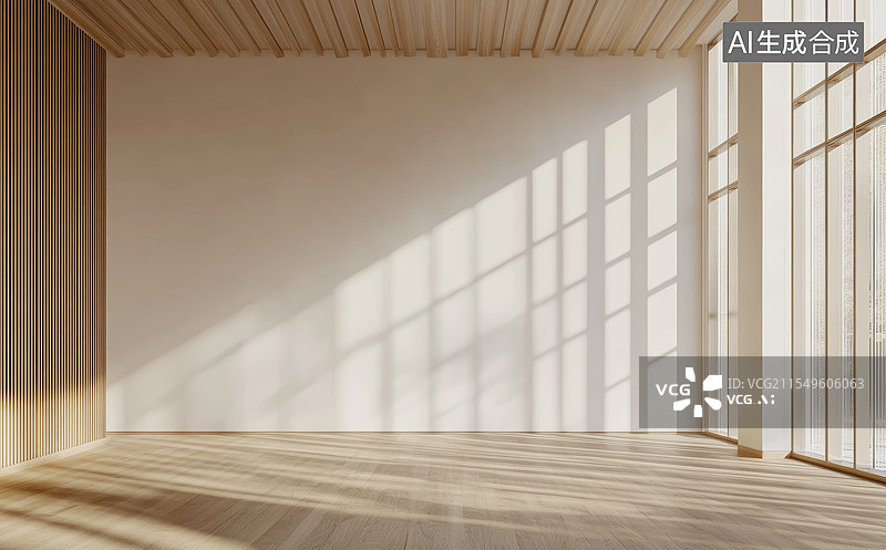 【AI数字艺术】白色干净的房间图片素材