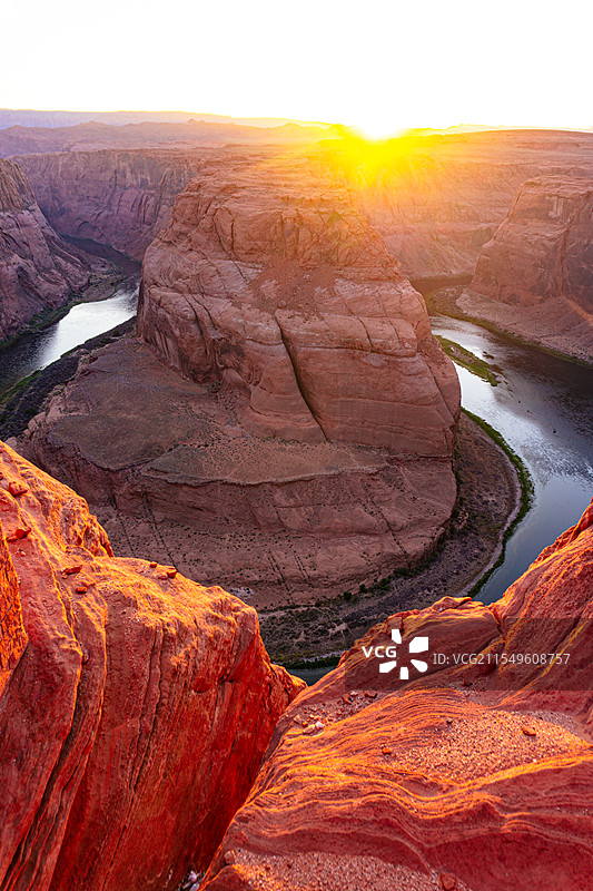 美国科罗拉多大峡谷马蹄湾图片素材