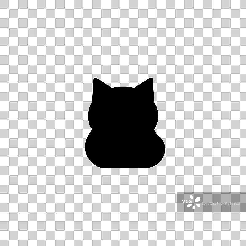 黑白猫图片素材