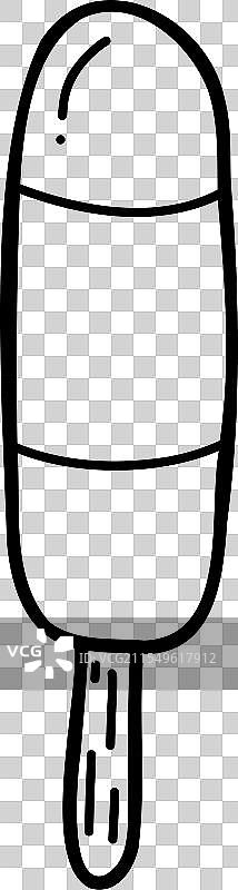 冰棒棒棒糖图标，涂鸦风格图片素材