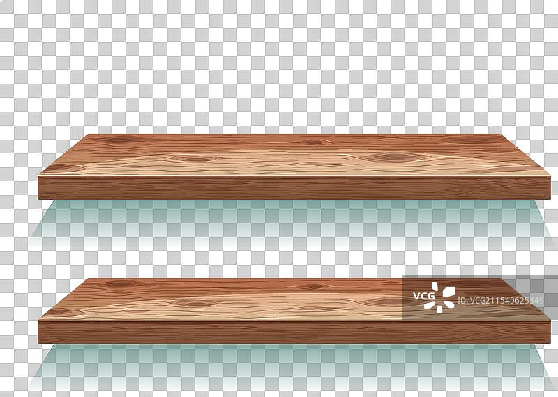 两个木制架子靠在简单的背景上图片素材