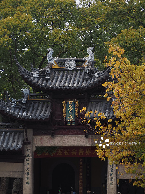 苏州西园寺图片素材