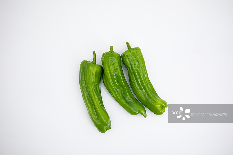 白底棚拍 新鲜蔬菜 青椒图片素材