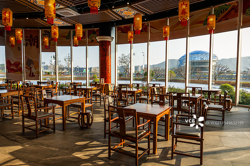 中式餐厅环境图片素材