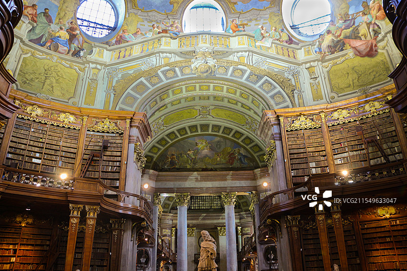 奥地利国家图书馆图片素材