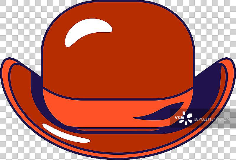 复古优雅的礼帽，带有丝带图片素材