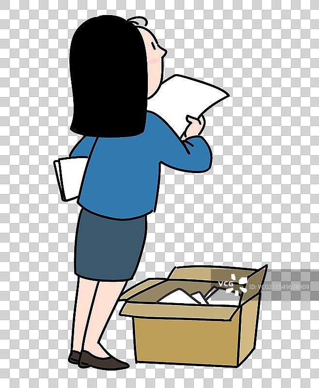 女性职场人物元素图片素材