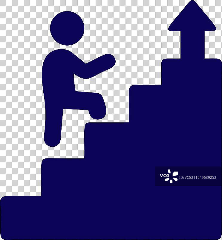 爬楼梯图标图片素材