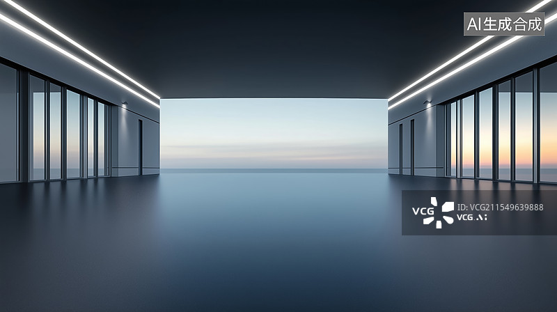 【AI数字艺术】建筑及广场空地背景图图片素材