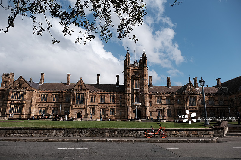 悉尼大学古堡图片素材