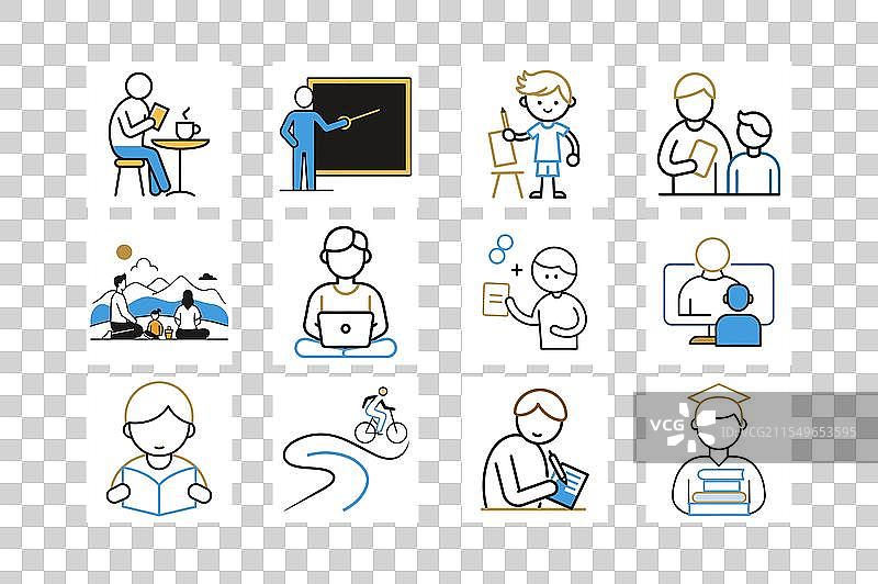 教育和学习活动大纲图片素材