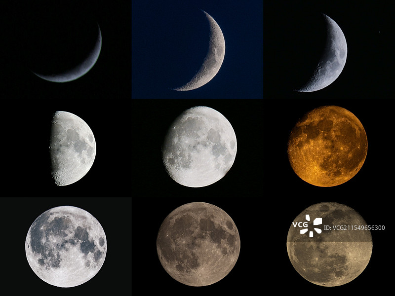 月相图图片素材