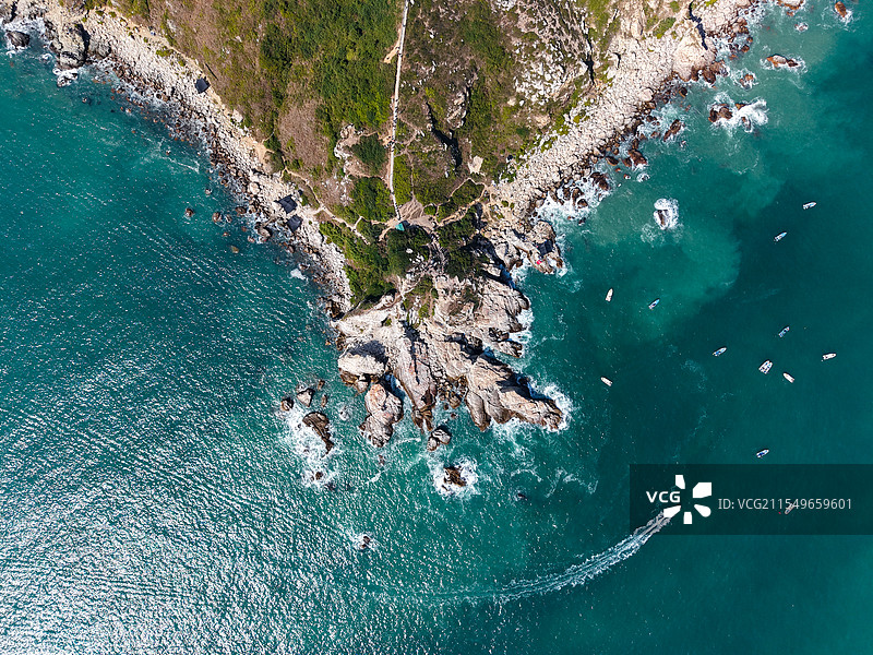 深圳大鹏西涌天文台海岸图片素材
