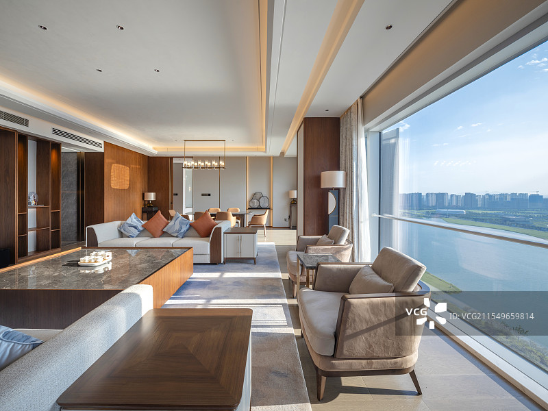 高档酒店客房套房图片素材