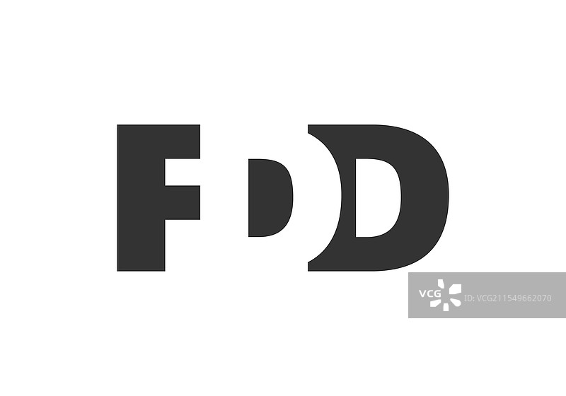 fdd标志设计，字母f d d，粗体字型图片素材
