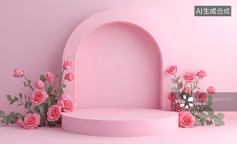 【AI数字艺术】浪漫 婚礼 情人节 玫瑰花图片素材