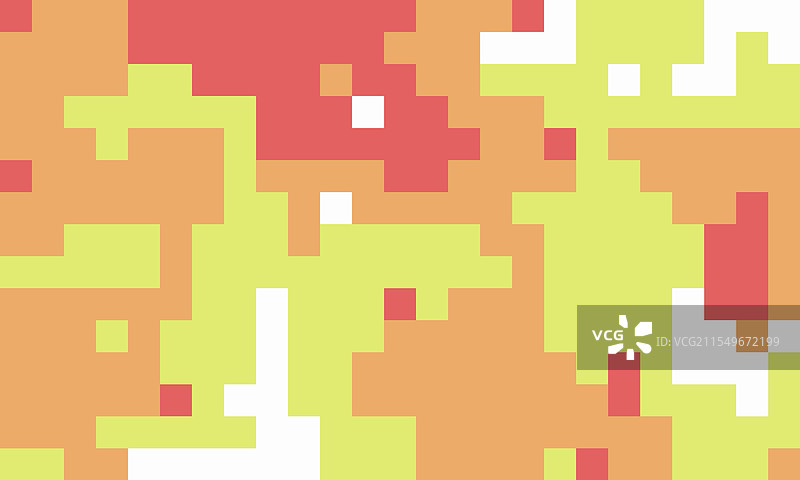 温暖色调的抽象像素艺术背景图片素材