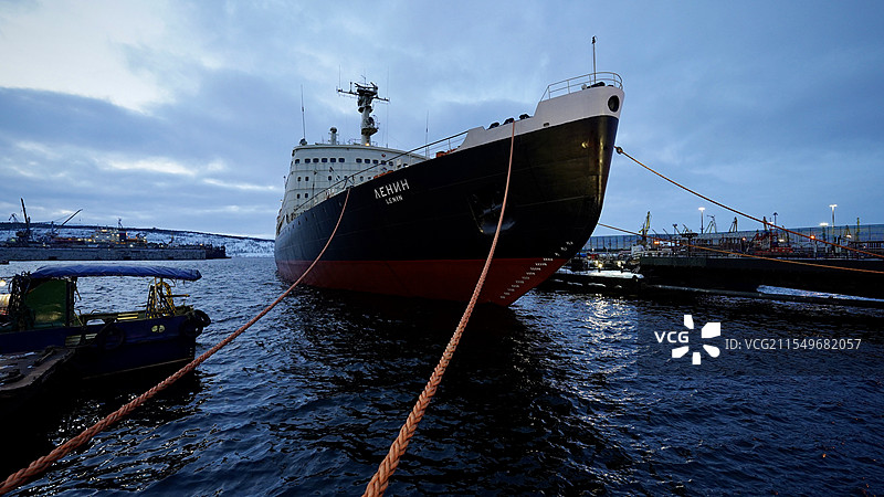 核动力破冰船图片素材