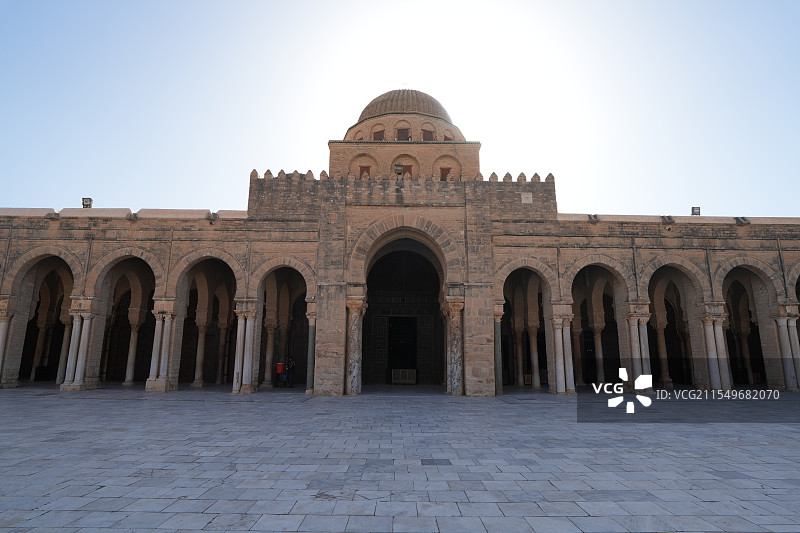 突尼斯的奥克巴大清真寺图片素材
