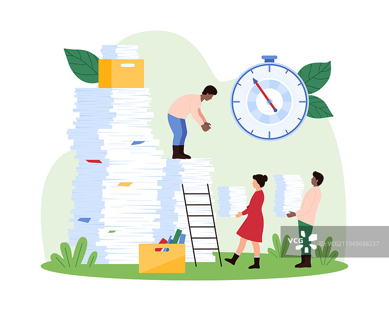 高效的文书工作和截止日期管理图片素材