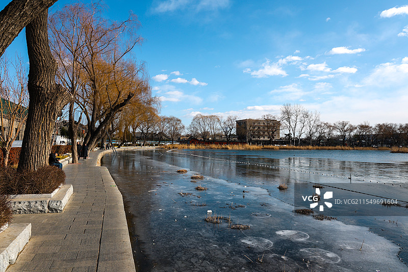 冰封什刹海图片素材