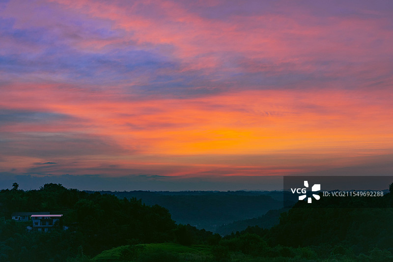 朝霞（重庆市大足区郭家坡）图片素材