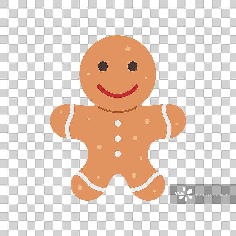 姜饼人圣诞饼干圣诞节图片素材