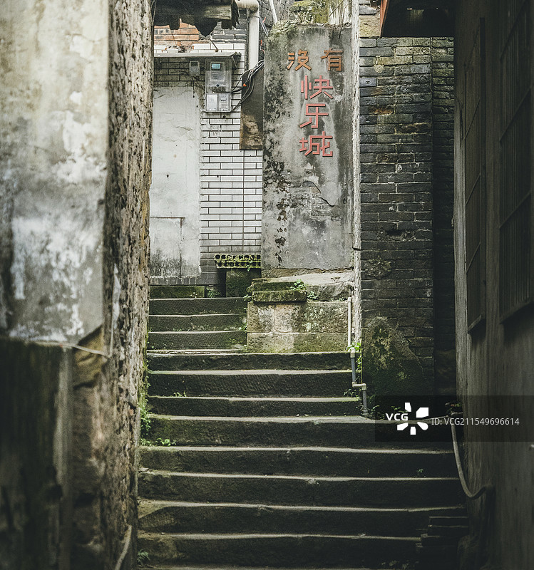 带你走进时光倒流的老街古韵图片素材