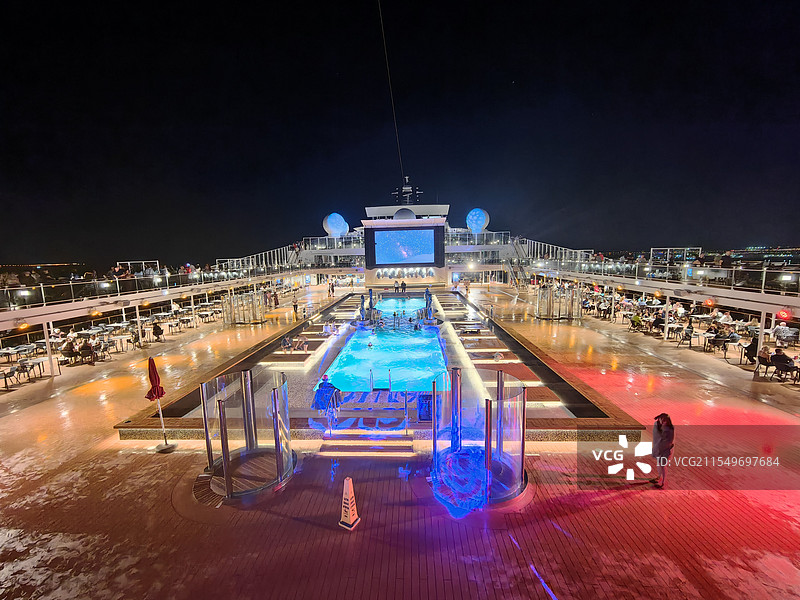 阿拉伯联合酋长国，迪拜游轮图片素材