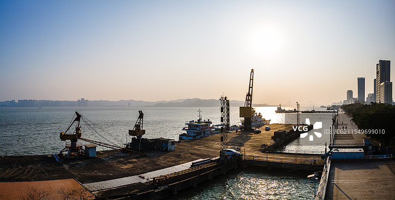 汕头海湾码头图片素材