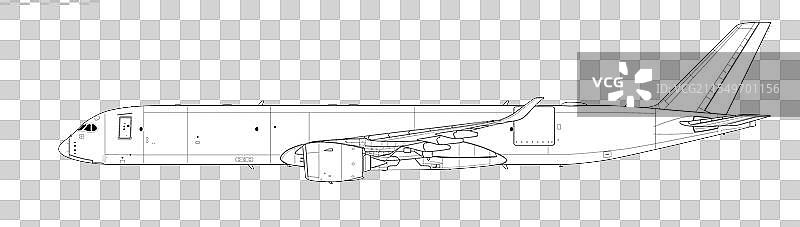 空客A350F货机图片素材