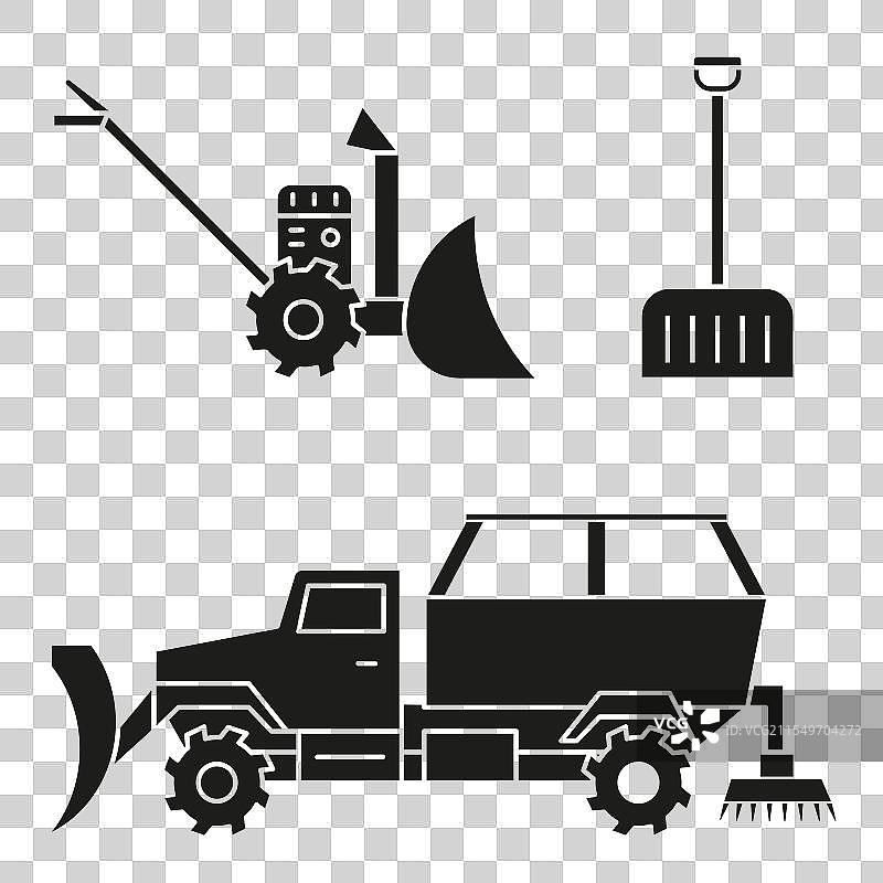 工业除雪的标志图片素材