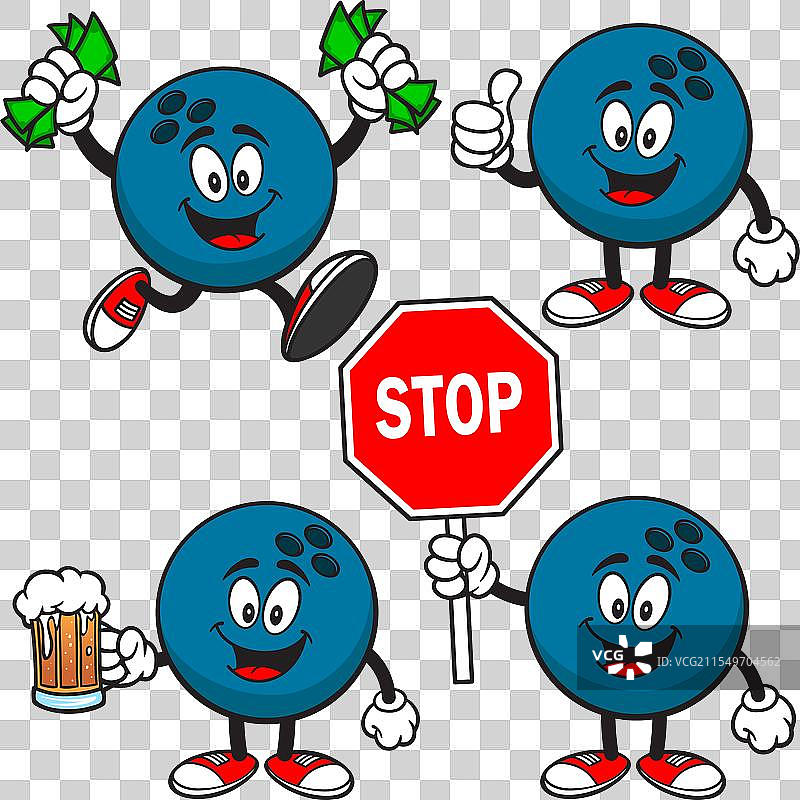 保龄球角色系列 02图片素材